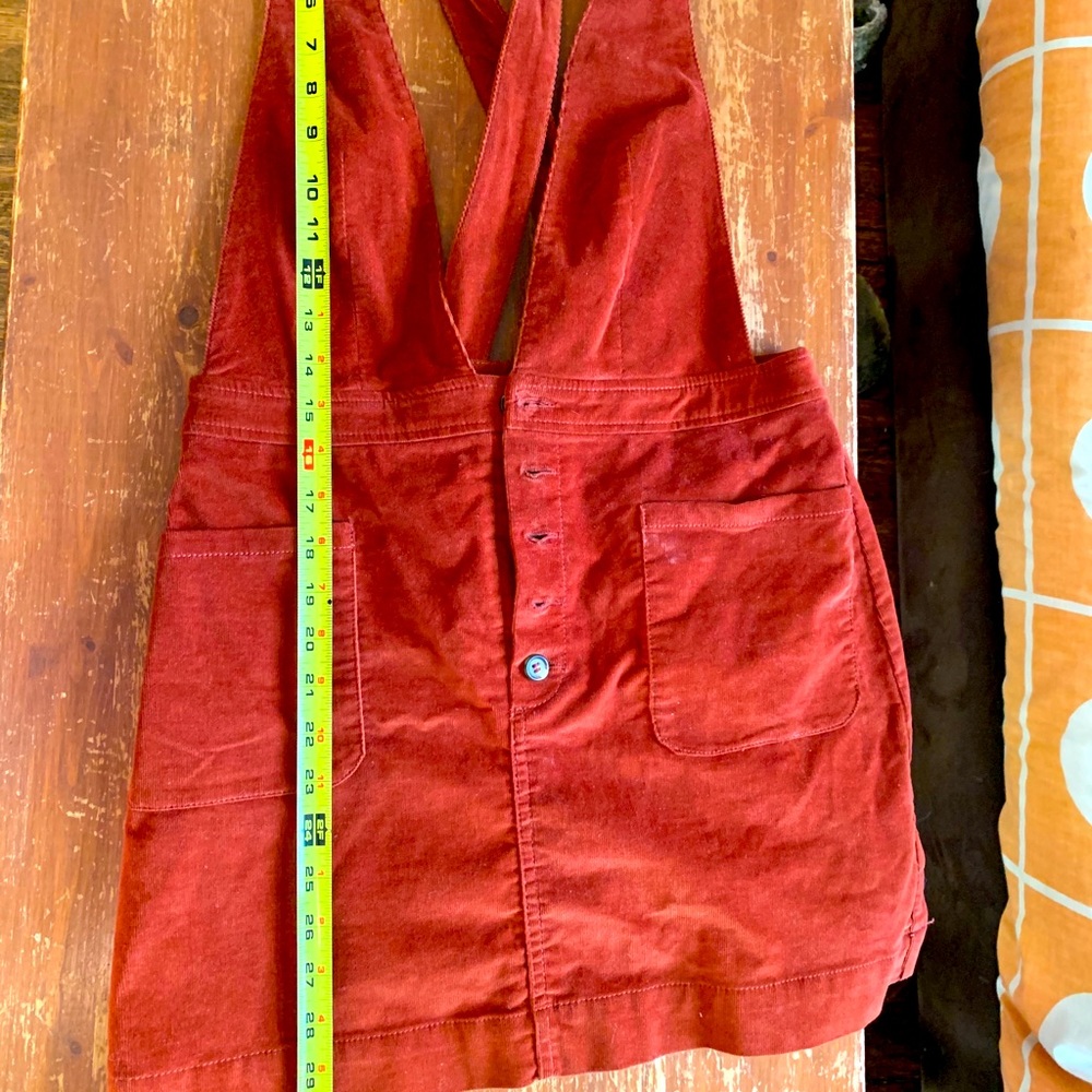 Free People burnt orange pinafore dress - Picture 5 of 5